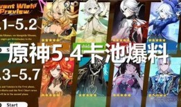 原神4.3卡池爆料最新,新角色與限定武器，驚喜連連！
